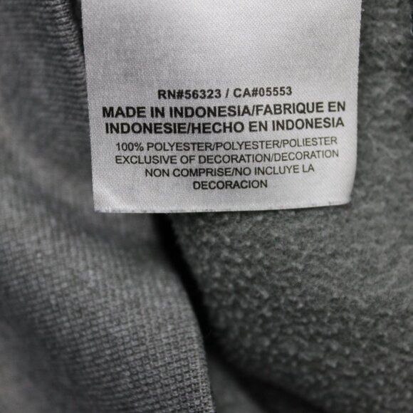 Nike Princeton Tigers Hoodie Men Medium Gray Dri-Fit Polyester Hooded Sweatshirt - Picture 9 of 13